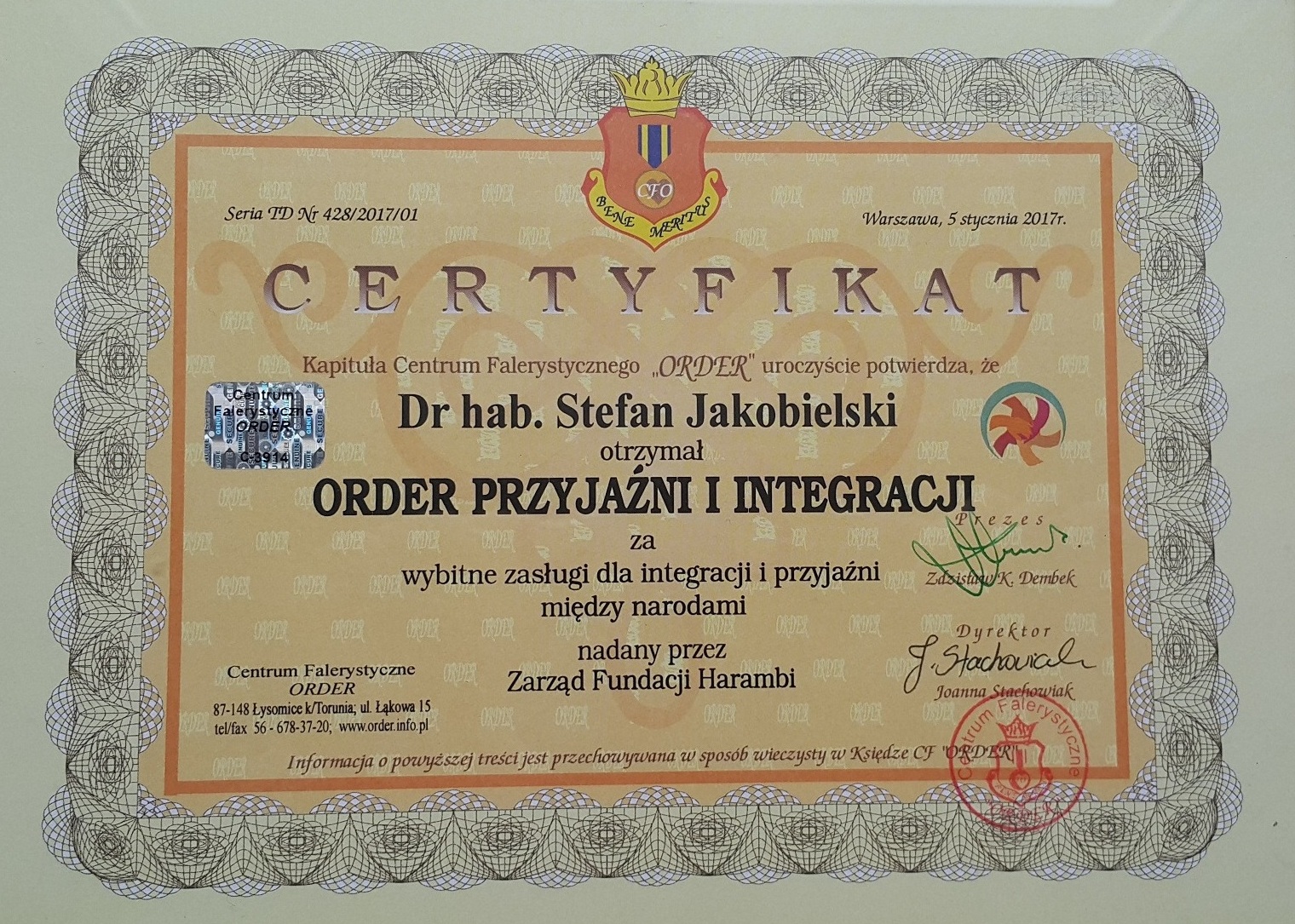 Certyfikat