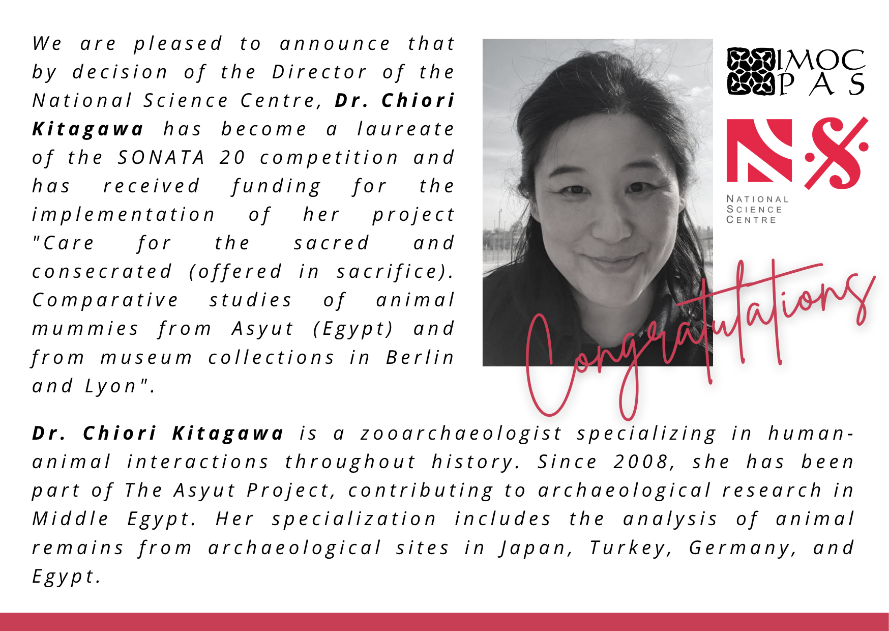 Dr Chiori Kitagawa